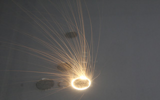 Pièce circulaire réalisée par fusion laser