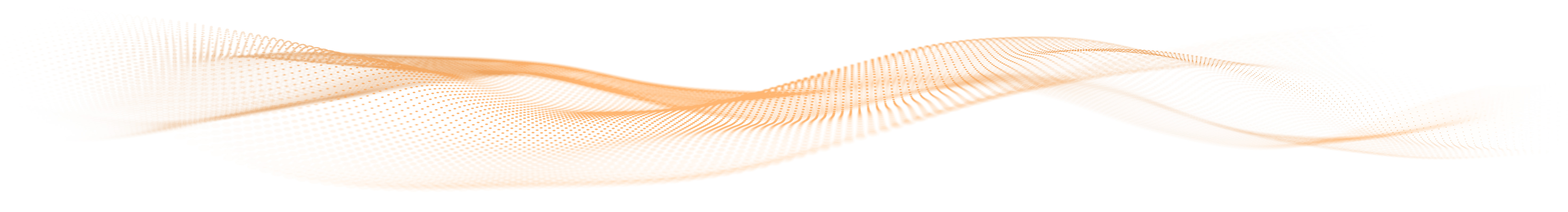 Graphique orange d’une onde de particules