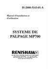 Manuel d’installation et d’utilisation :  Système de palpage MP700