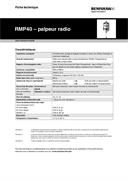 Fiche technique : RMP40 palpeur radio ultra compact